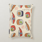 sushi seamless pattern アクセントクッション (裏面(縦))