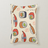 sushi seamless pattern アクセントクッション (正面(垂直))