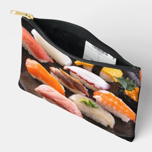 Sushi Selection Pouch – Fresh & Flavorful Style アクセサリーポーチ (見開き)