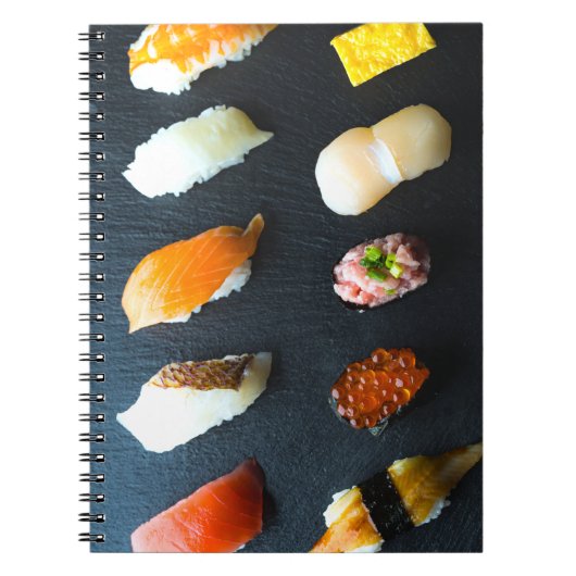 Sushi Simplicity – Japanese Notebook by SUSHIMI ノートブック (正面)