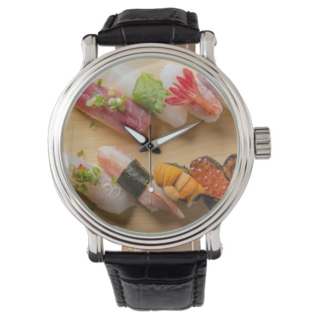 Sushi Spiral Watch – Timeless Taste 腕時計 (正面)
