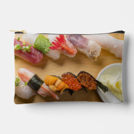Sushi Spiral Zipper Pouch – Nigiri Delight アクセサリーポーチ
