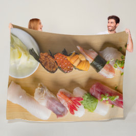 Sushi Symphony – Cozy Fleece Blanket フリースブランケット