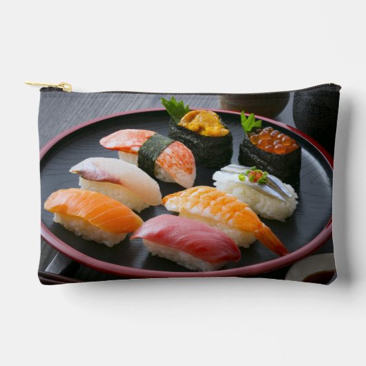 Sushi Symphony Pouch – Perfect Plate Harmony アクセサリーポーチ (正面)