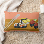 Sushi Time ランバークッション (ブランケット)