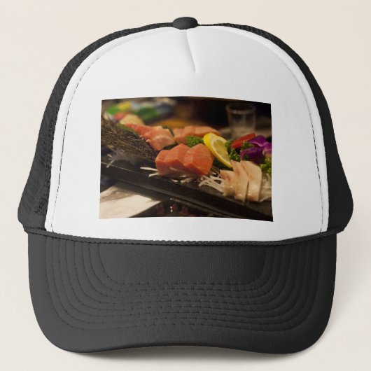 Sushi Time Tuna Tuna Party Fish Food キャップ (正面)