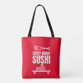 Sushi Tote 熱狂する Bagについて トートバッグ (裏面)