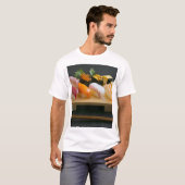 Sushi Zen – The warmth of wood and the dance of fl Tシャツ (正面フル)