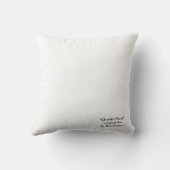 Susiフランコ著"Charlit花の"の装飾用クッション クッション (裏面)