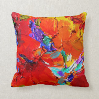 Susiフランコ著"Charlit花の"の装飾用クッション クッション