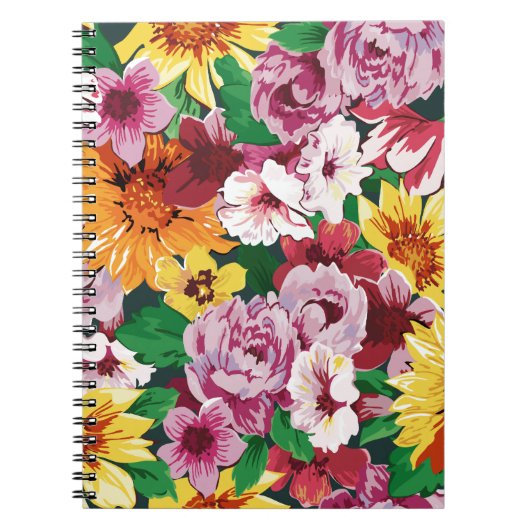 Susiejayneのコレクション「Floral Dreams #1」 ノートブック (正面)