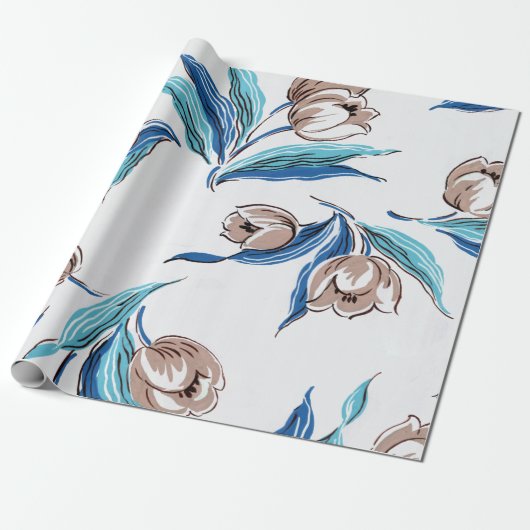 Susiejayneの花柄の夢#9 ラッピングペーパー (アンロールド)