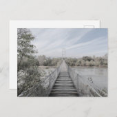 Suspended bridge over the river シーズンポストカード (正面/裏面)