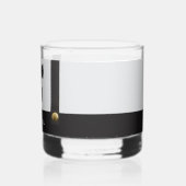 Suspenders & Bowtie Name Monogram Boy ウイスキーグラス (裏面)