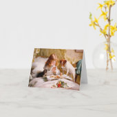 Suspense by Charles Burton Barber カード (黄色い花)