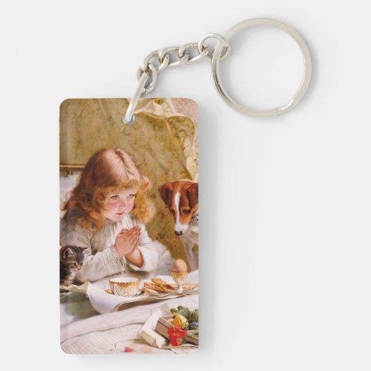 Suspense by Charles Burton Barber キーホルダー (裏面)