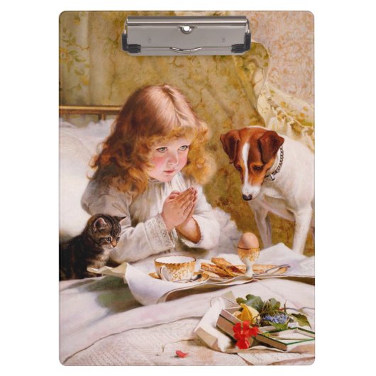 Suspense by Charles Burton Barber クリップボード (正面)