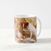 Suspense by Charles Burton Barber コーヒーマグカップ (正面右)