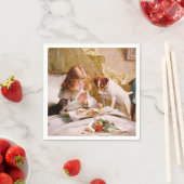 Suspense by Charles Burton Barber スタンダードカクテルナプキン (インサイチュ)