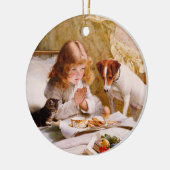 Suspense by Charles Burton Barber セラミックオーナメント (左)