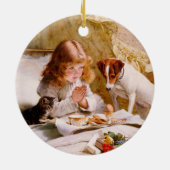 Suspense by Charles Burton Barber セラミックオーナメント (裏面)