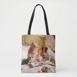 Suspense by Charles Burton Barber トートバッグ