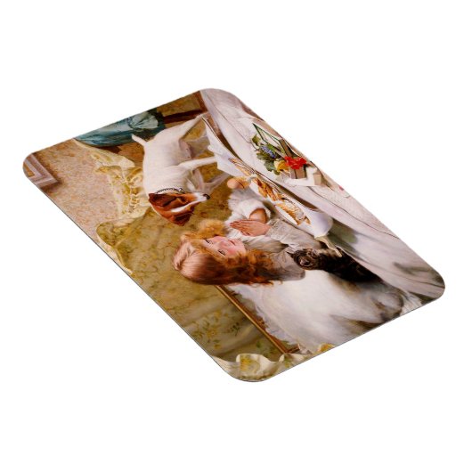 Suspense by Charles Burton Barber マグネット (右側)