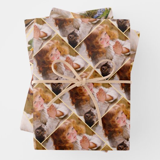 Suspense by Charles Burton Barber ラッピングペーパーシート (インサイチュ)