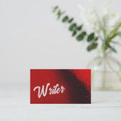 Suspense Writer Business Card 名刺 (スタンド正面)