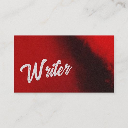 Suspense Writer Business Card 名刺 (正面)