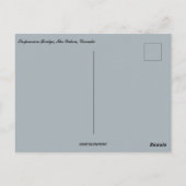 Suspension Bridge The Yukon Canada ポストカード (裏面)