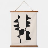 Suspension Murale "Abstrait Dual Face" 吊り下げ型タペストリー (正面)