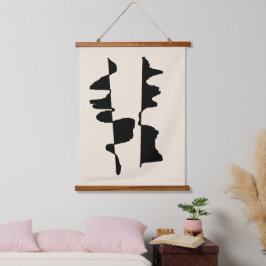 Suspension Murale "Abstrait Dual Face" 吊り下げ型タペストリー