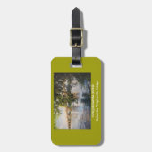 Susquehanna RiverLuggageの財布かキーホルダーのラベル ラゲッジタグ (正面縦)