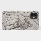 Susquehannockの戦士、ヴァージニアの地図からの詳細 Case-Mate iPhoneケース (裏面(横))