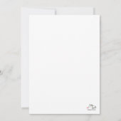 Süsse Osterkarte mit Pferd und Hase 招待状 (裏面)