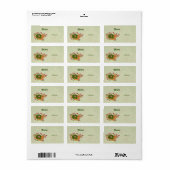 Süße Schnecke ラベル (フルシート)