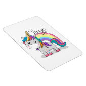 Süßes Einhorn Unicorn mit großen Augen マグネット (右側)