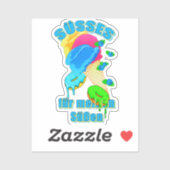 SÜSSES für meinen Süßen Eis Donut Blaubeeren シール (シート)