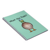 Süßes Notizbuch mit Ente ノートブック (右側)