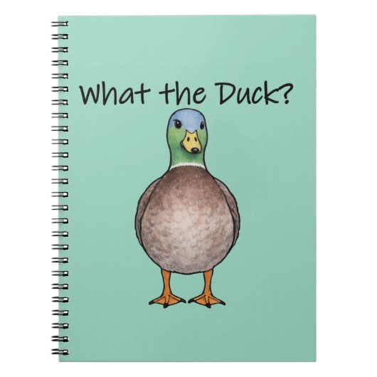 Süßes Notizbuch mit Ente ノートブック (正面)