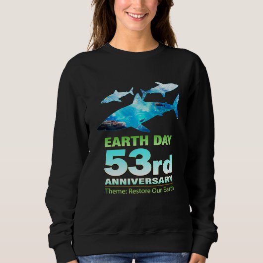 Sustainability and Ecology Earth Day スウェットシャツ (正面)