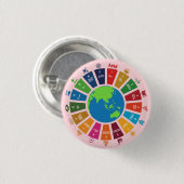 Sustainability Goals Advocacy Community Action 缶バッジ (正面&裏面)