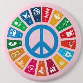 Sustainability Goals Advocacy Community Action 缶バッジ (正面)