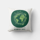 Sustainable Earth Day クッション (正面)
