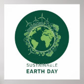 Sustainable Earth Day ポスター (正面)