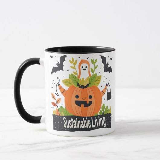 SustainableLiving | ExDesigner | Halloween マグカップ (左)