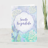 Susurro de Flores – Tarjeta de condolencias カード (正面)