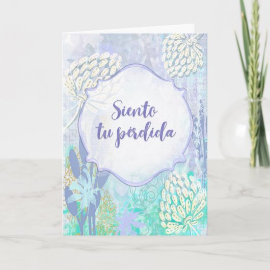 Susurro de Flores – Tarjeta de condolencias カード (正面)