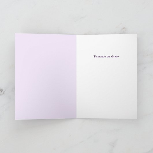 Susurro de Flores – Tarjeta de condolencias カード (内部)